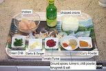 Ingredients for Chicken Madras